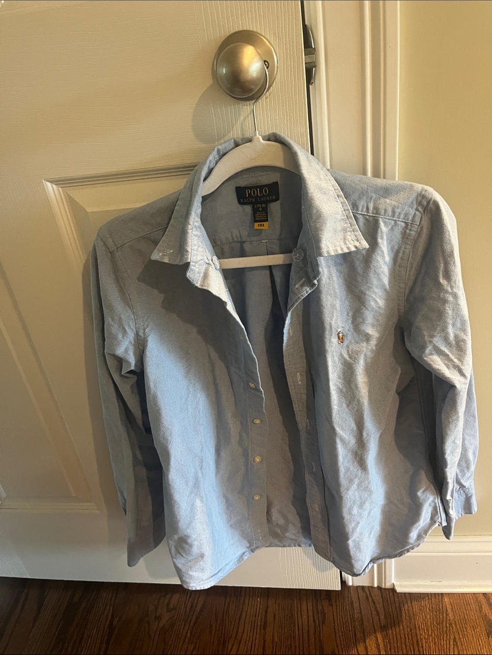 Polo by Ralph Lauren Light Blue Button-Down Oxford Shirt